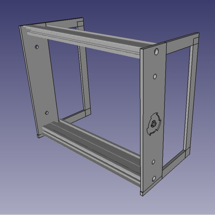 Mutant Modular mini rack 32HP (Digital product STL Files)
