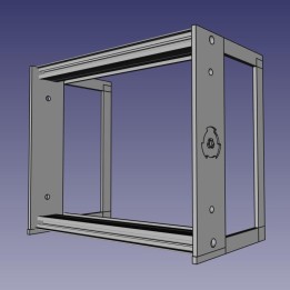 Mutant Modular mini rack 32HP (Digital product STL Files)