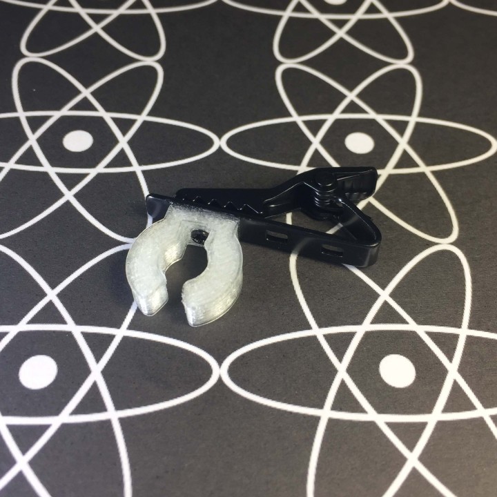 Microphone tie clip